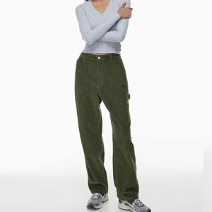 Tna Greenwich Corduroy Pant Colour: Fatigue Size 6